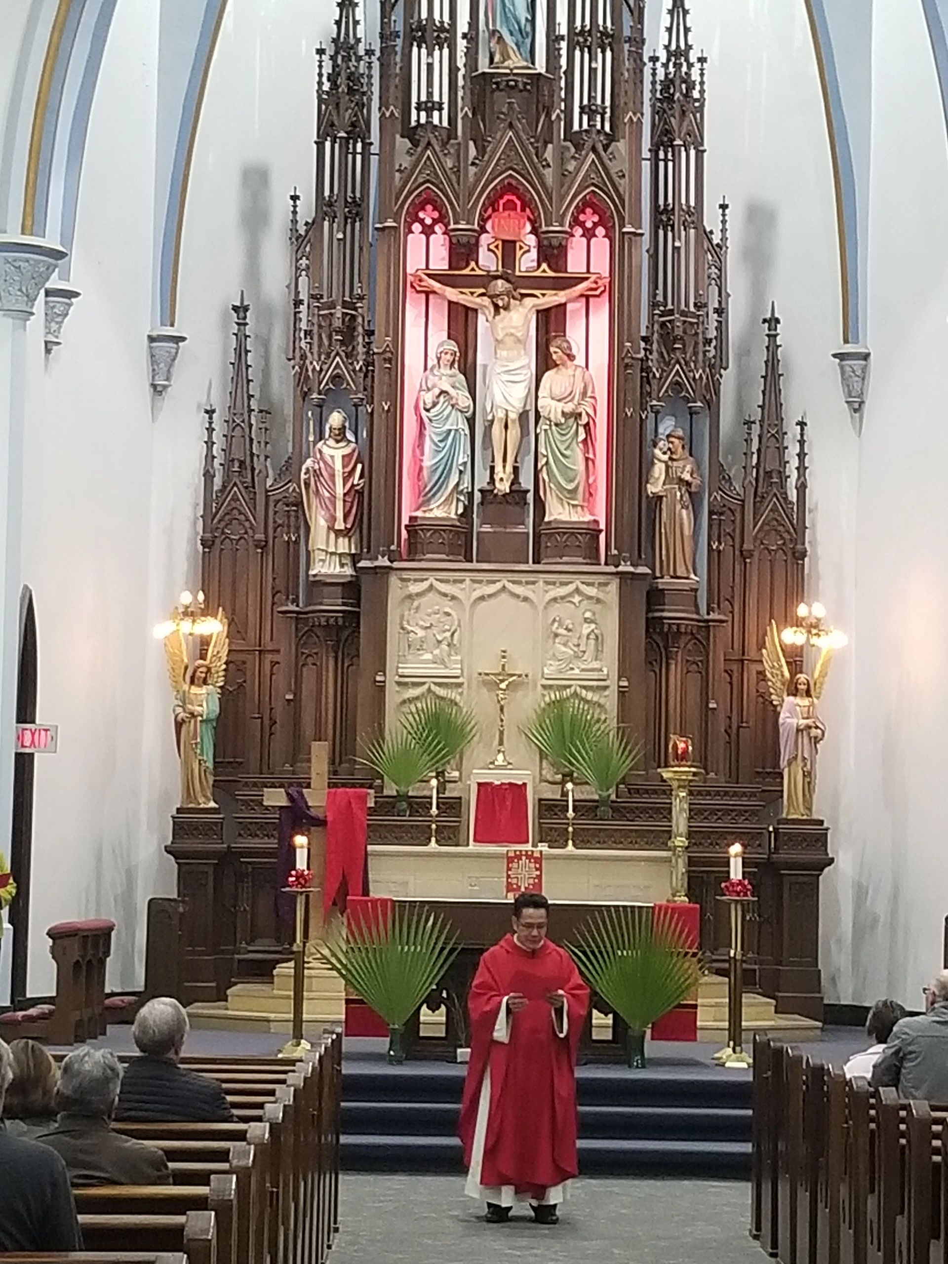Catholic community gathering
